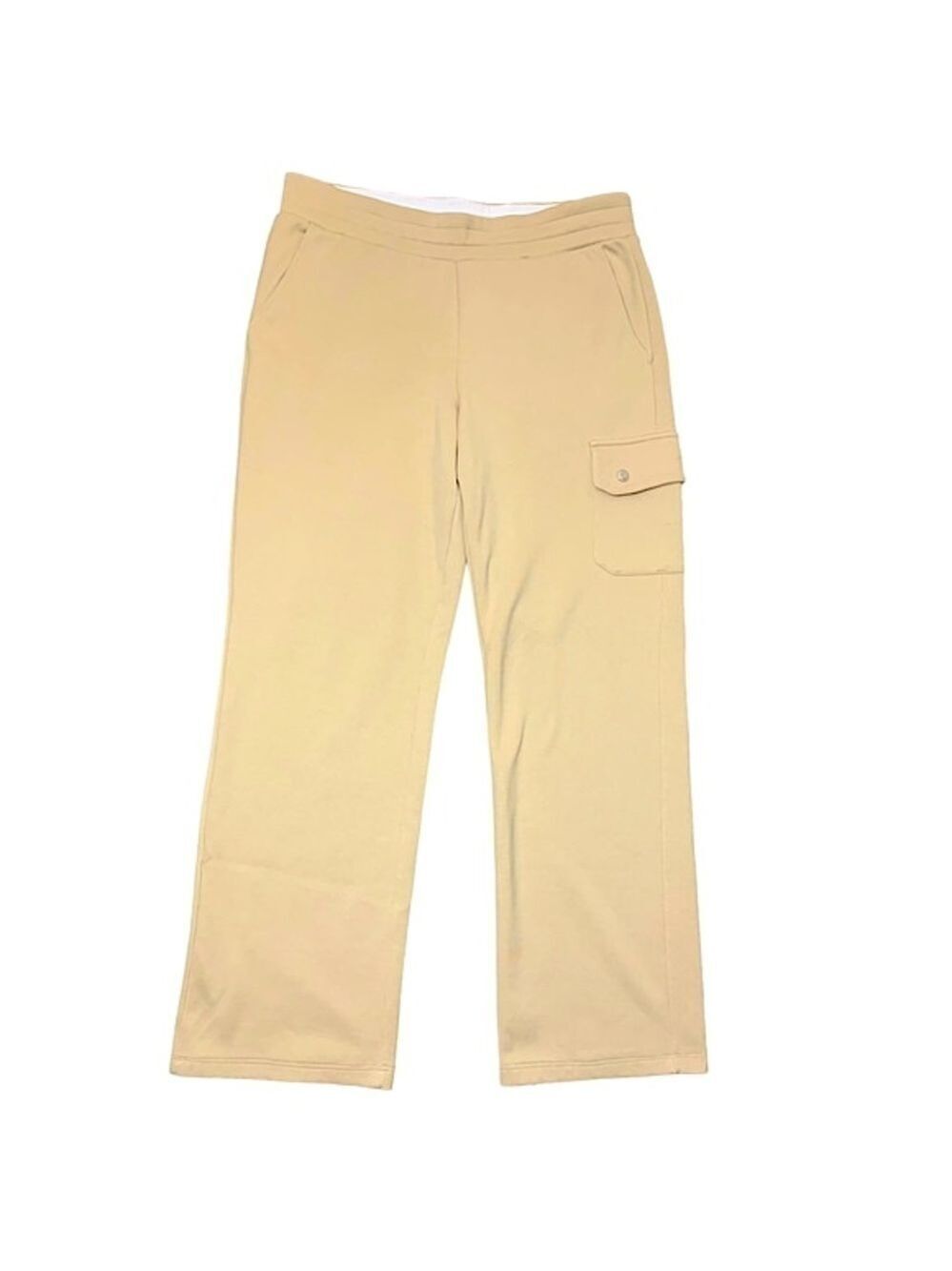 Lauren Active Ralph Lauren Beige Pull On Jogger Cargo Pants Straight Leg Sz M